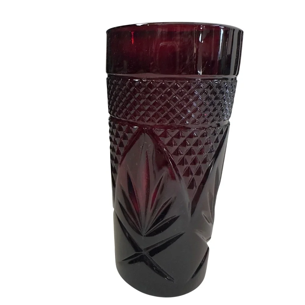 4 Luminarc Ruby Tumblers‎ 6.25